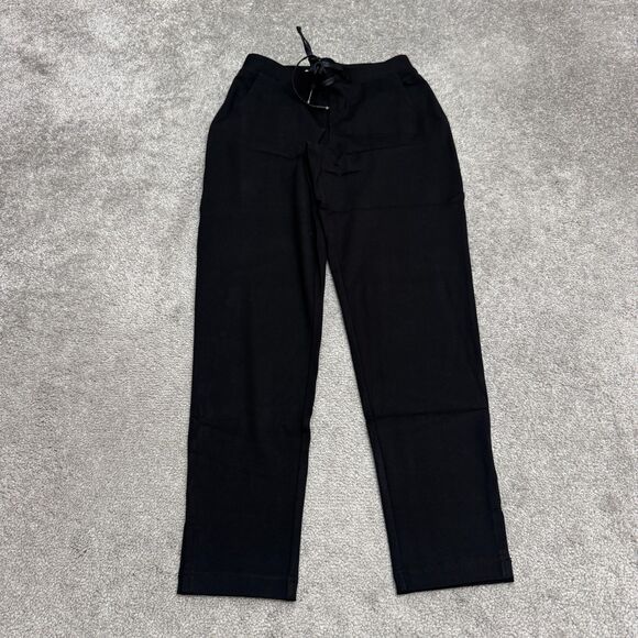 Betabrand Skinny Chelsea Jogger Pants Womens XS Black Drawstring Stretch NWT - Picture 1 of 13